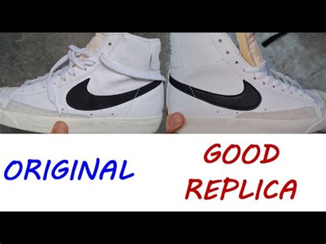 nike blazer real vs fake